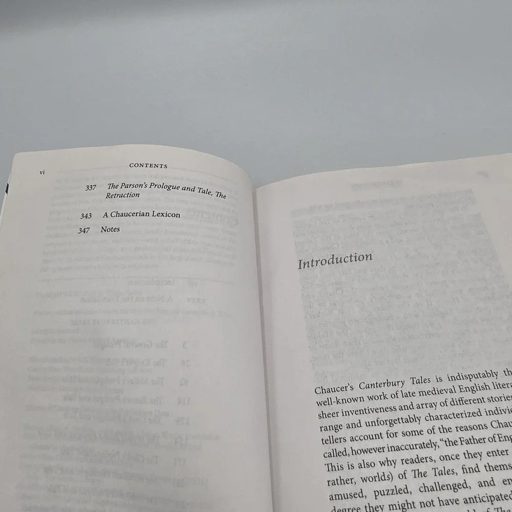 The Canterbury Tales By Geoffrey Chaucer,  2021 Paperback by The Norton Library‎